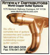 Riteway Distributors World Copper Gutter Systems